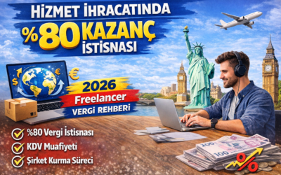 Hizmet İhracatında %80 Kazanç İstisnası Nedir? 2026 Freelancer Vergi Rehberi